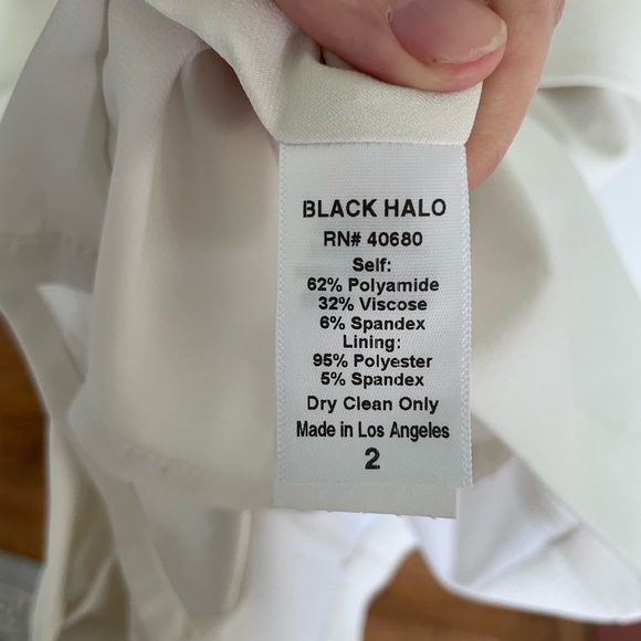 BLACK HALO KEYTON DRESS | “LILY” WHITE | SIZE 2 | Bridal Dress | REVOLVE - Picture 7 of 10